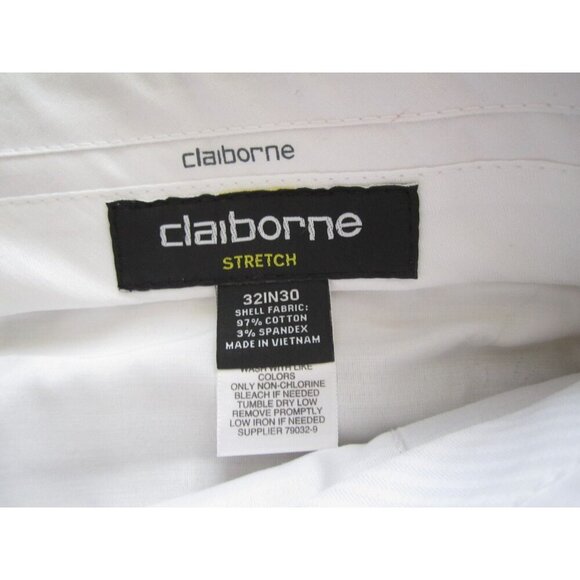 New Men Claiborne Stretch Wrinkle Resistant Straight Fit Pants Sz 32 x 30(MP305) - Picture 2 of 5